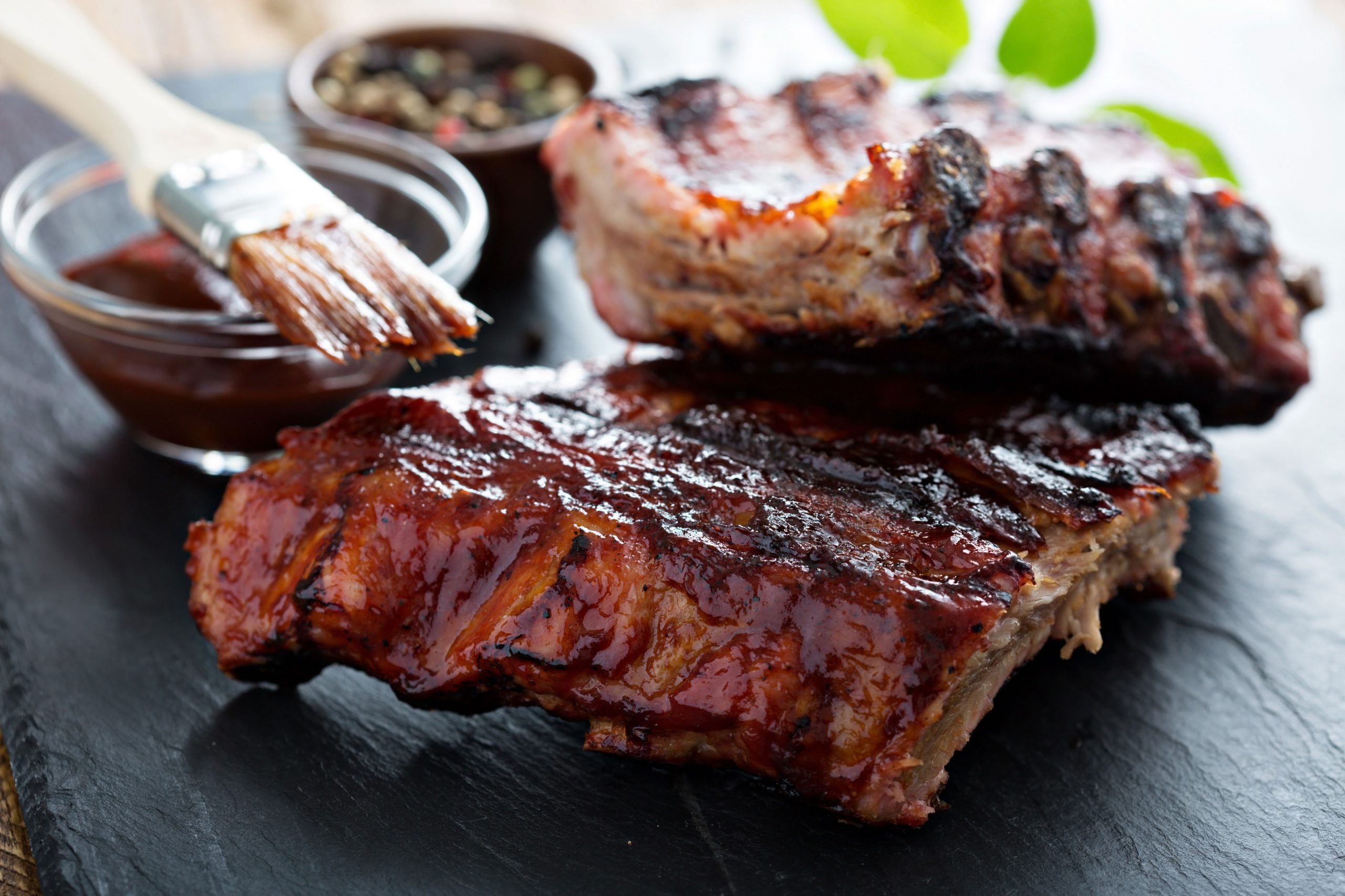 Natural Beef Ribs with Barbecue Sauce
